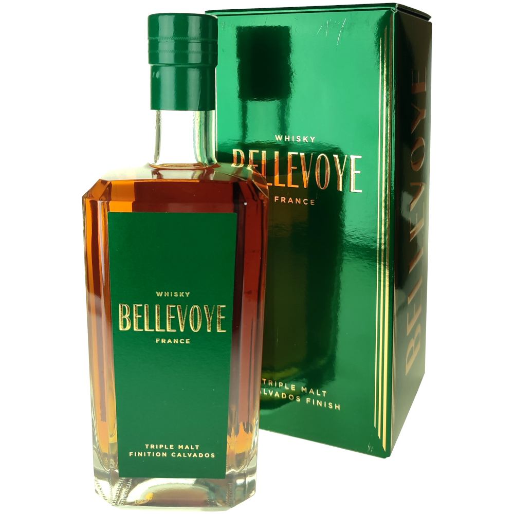 Triple Malt Calvados Finish, Whisky Bellevoye France 1 Triple Malt Calvados Finish Whisky Bellevoye France